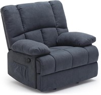 Dark Grey Rocking Recliner Sofa for Adults