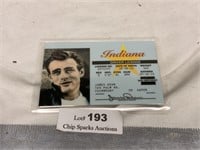James Dean Souvenir Drivers License