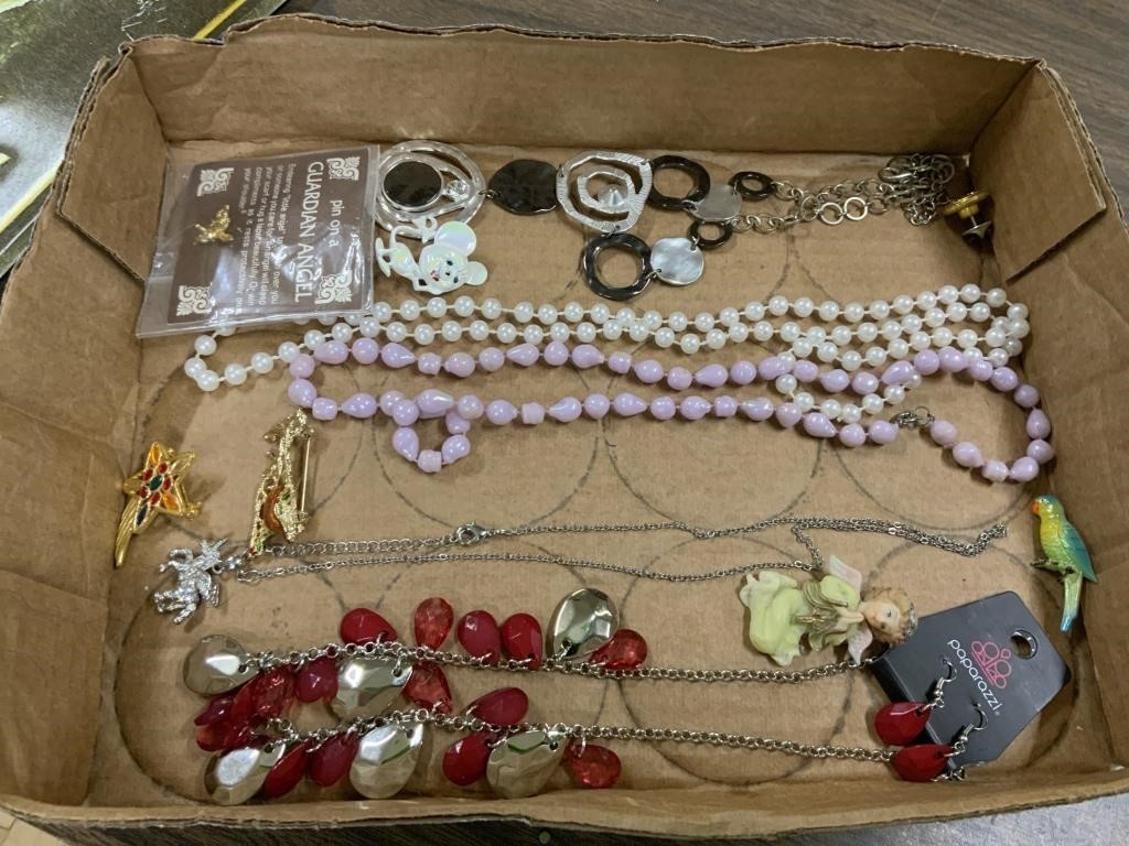 Lot Of Necklaces and Pins