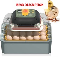 $119  24 Egg Incubator 13Lx12Wx8H  Auto Turn