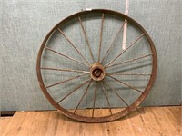 Vintage Large Wagon Wheel
