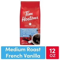 (6 bags)Tim Hortons French Vanilla Coffee 12oz