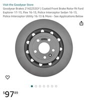 Front Brake Rotor (Open Box, New)