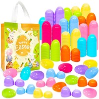 Aviski 144Pcs 3.15inch Colorful Easter Plastic Eg