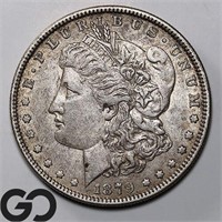 1879 Morgan Silver Dollar, XF+ Bid: 38
