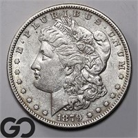 1879-O Morgan Silver Dollar, AU Bid: 60
