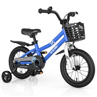 Costway 14'' Kid's Bike with Removable Training Wh