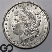 1882-O Morgan Silver Dollar, AU Bid: 42