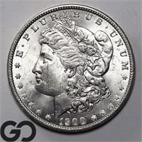 1900-O Morgan Silver Dollar, BU++ Bid: 77