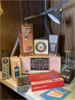 Rolland Tube Radio, Vintage Sheldon Alarm Clock