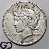 1935-S Peace Dollar, Details