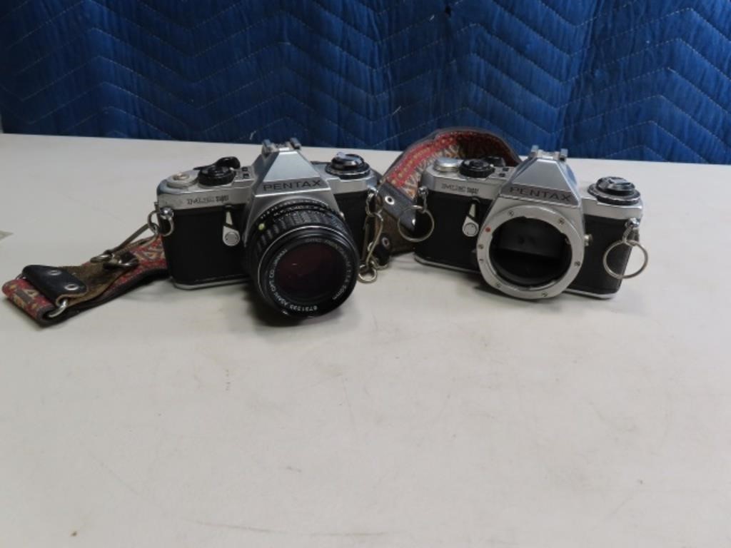 (2) PENTAX 35mm MESUPER Cameras + 1Lens