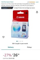 Canon Color Ink Cartridge QTY 4 (New)