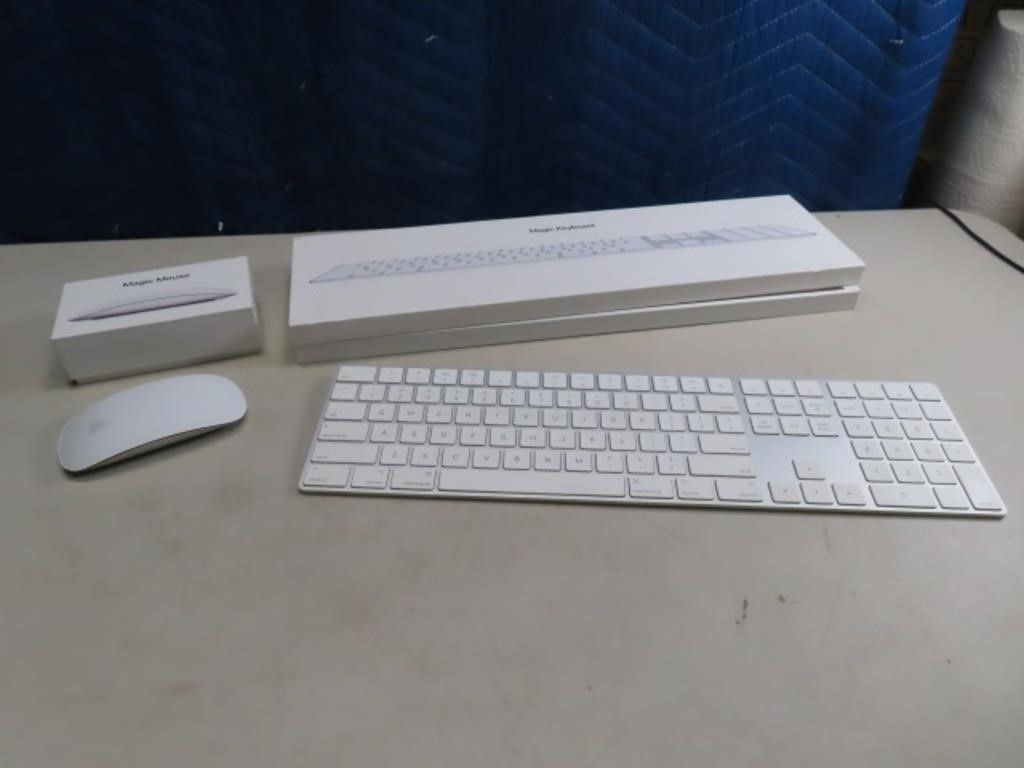 (2) APPLE Computer Magic Keyboard & Mouse *untest*