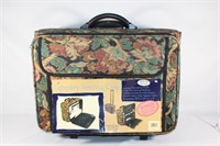 New Tapestry Sewing Case - Rolling Travel Case