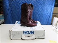 vintage ACME Womens sz7.5 Cowgirl Boots EXC