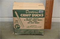 BOX OF CRAFT STICKS