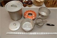 STOCK POT, STEAMERS, MISC