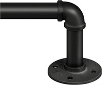 48-86in Black Industrial Adjustable Rod