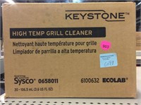 NIB keystone high temp grill cleaner. Ecolab.