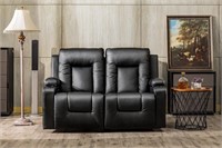 COMHOMA Leather Loveseat Sofa  1 Seater