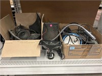 Assorted speakers and more. As found.