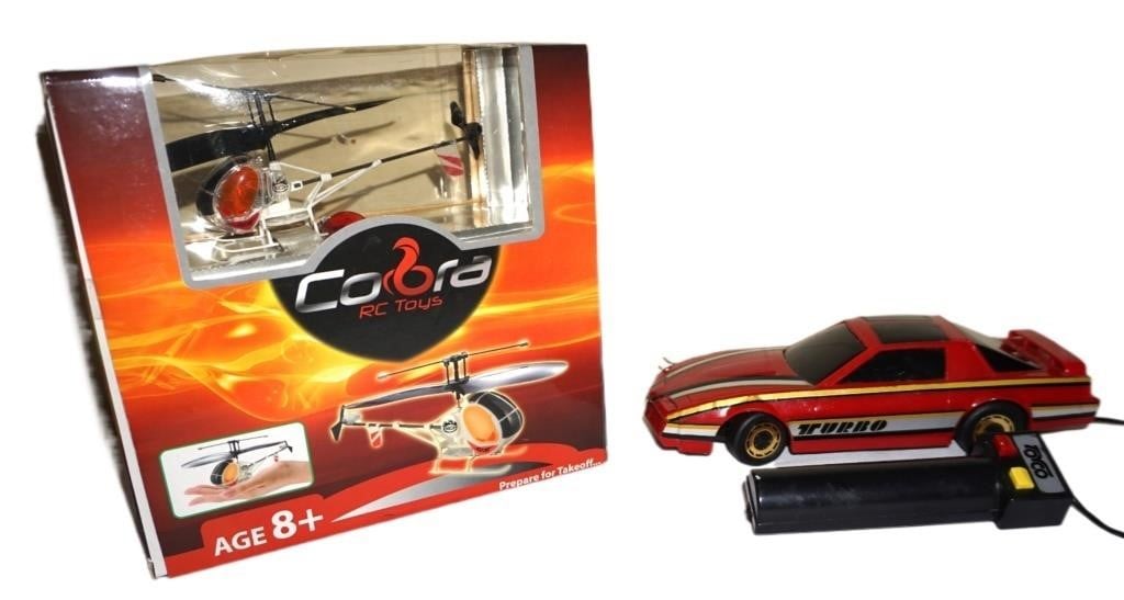 RC helicopter & car