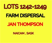 Lots 1242-1249 Jan Thompson Farm Dispersal