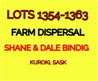 Lots 1354-1363 Shane & Dale Bindig Dispersal