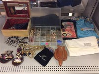 Costume jewelry and more.