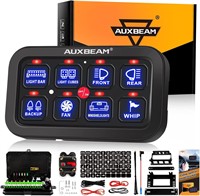 Auxbeam 8 Gang Panel  LED  Blue