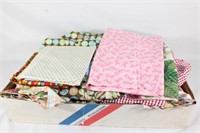 10 lbs Quilt Fabric -Breast Cancer Ribbon, etc.