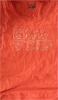Sz XXL (20) Orange Love & Sports Muscle Tank A1