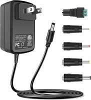 Power Supply Adapter + 5 Selectable Plugs a106