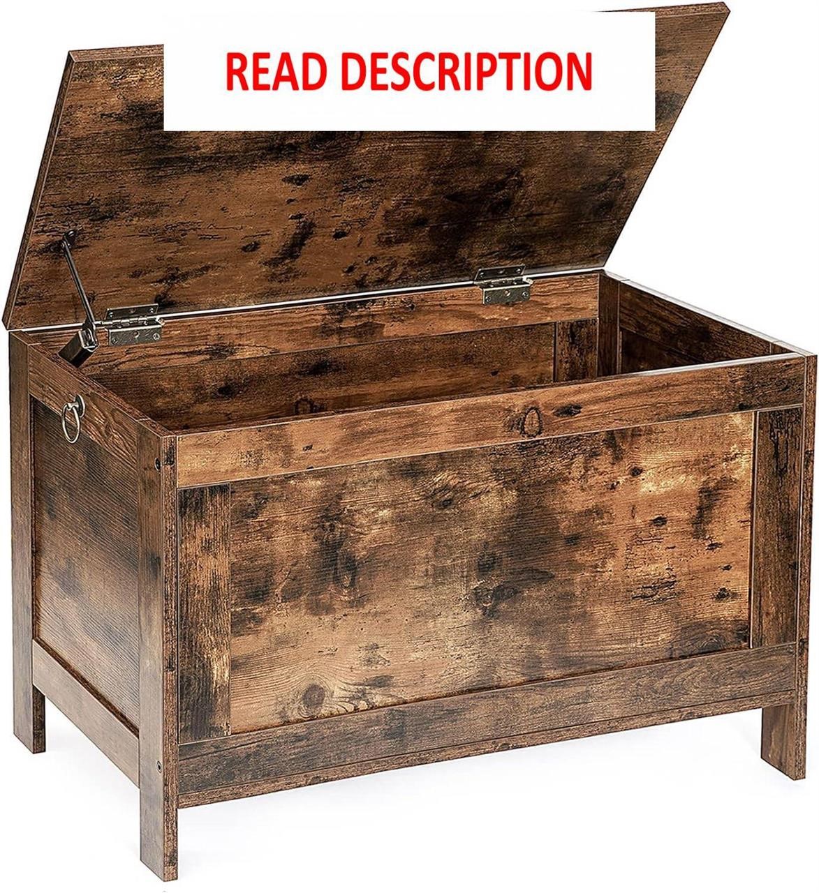 $70  Wooden Toy Box  220lb  29.9x15.7x18.9in