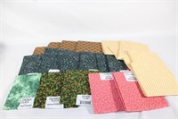 Large Lot of Quarter Flat Quilt Fabric