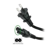 10' Non-Polarized Replacement Power Cord, Black A6