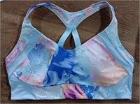 Sz XL Avia Women's Floral Molded Cup Sports Bra A6