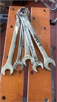 Large Open End & Box End Wrenches