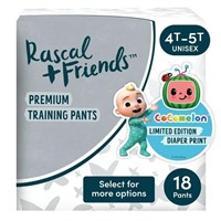 Rascal + Friends Training Pants Sz 4T-5T 18pk AZ4