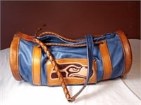 Awesome 20" Full Leather Seahawks Bag
