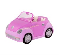 Glitter Girls $44 Retail Purple Convertible Car,