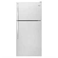 $944 WHIRLPOOL 30"  Top Freezer Refrigerator B75