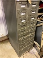 18 drawer cabinet and Contents
