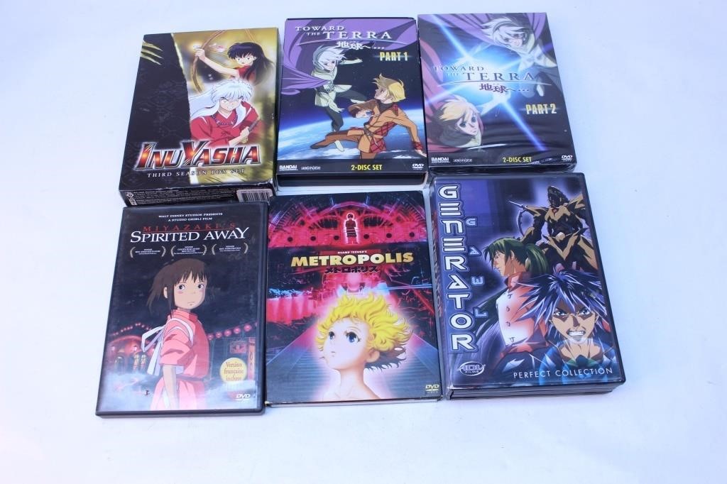 Anime DVD Collection Lot