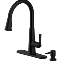 allen+roth Black Pull down Kitchen Faucet $124