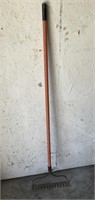 53" Fiberglass Handled Garden Rake, No Shipping