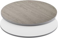 42 Flash Furniture Table  White/Gray Top