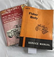 1973 Fisher Body Service Manual & Haynes Ford