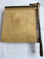 Vintage Ideal School Supply Company Paper Cutter
